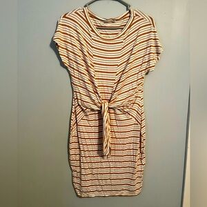 Altar’d State Yellow Striped Dress